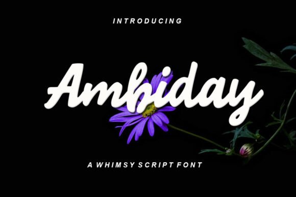 Ambiday: Elevating Handmade Brand Identity with Elegant Script Typography