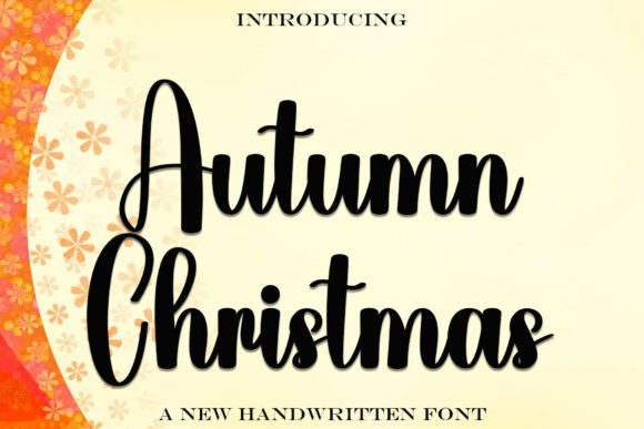 Autumn Christmas: A Handwritten Font for Romantic Web Design