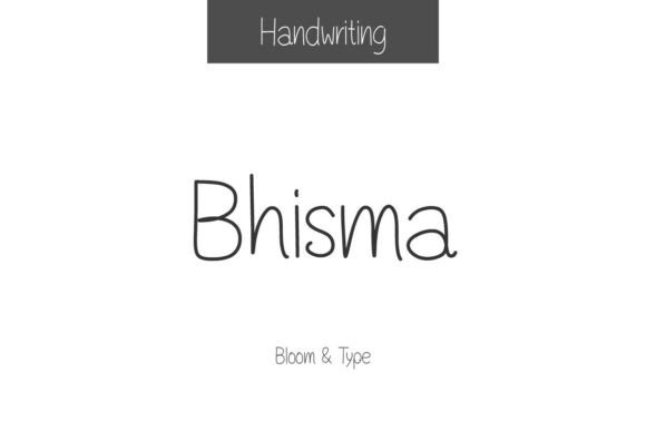 Bhisma: The Handwritten Typeface for Authentic Brand Storytelling
