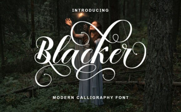 Blacker: The Script Font That Brings Handmade Products to Life