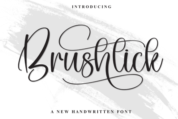 Brushtick: The Elegant Script Font for Modern Branding