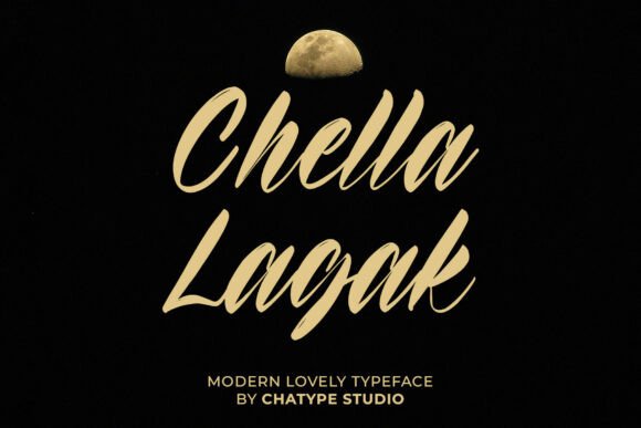Chella Lagak: A Rustic Script Typeface for Handmade Branding