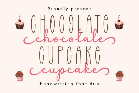 Chocolate Cupcake Duo: A Script Amp Typeface Review for Campaign Design