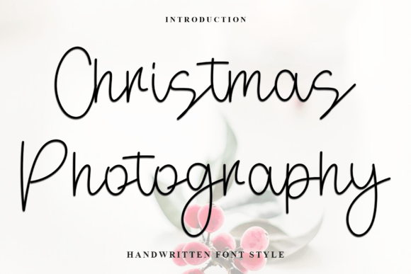 Christmas Photography Typeface: Elevating Digital Brand Identity