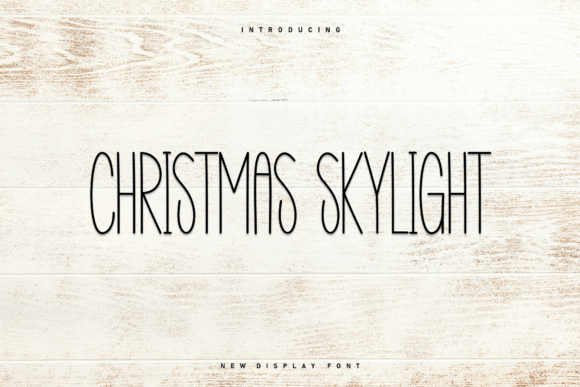 Christmas Skylight: A Handwritten Typeface for Festive Web Design