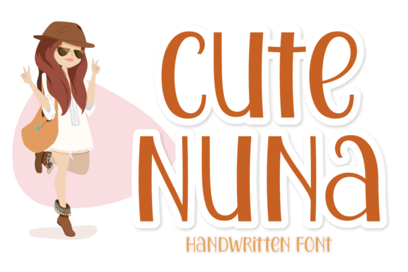 Cute Nuna: A Hand-Drawn Typeface for Authentic Brand Identity