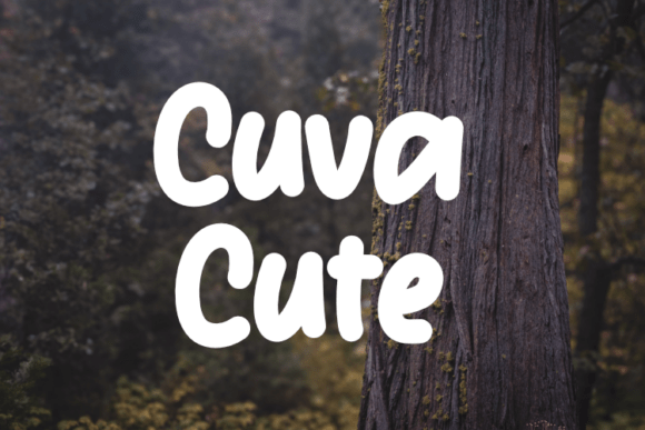 Cuva Cute: The Modern Script Typeface for Handmade Branding