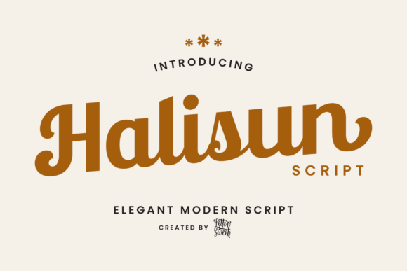 Halisun Script: Elevate Your Brand Identity With Modern Elegance