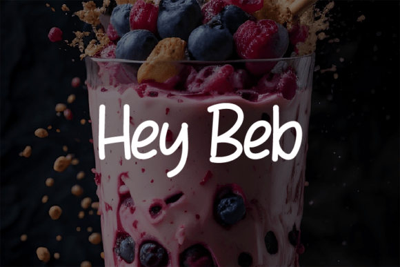 Hey Beb Typeface Review: A Modern Script for Digital Branding