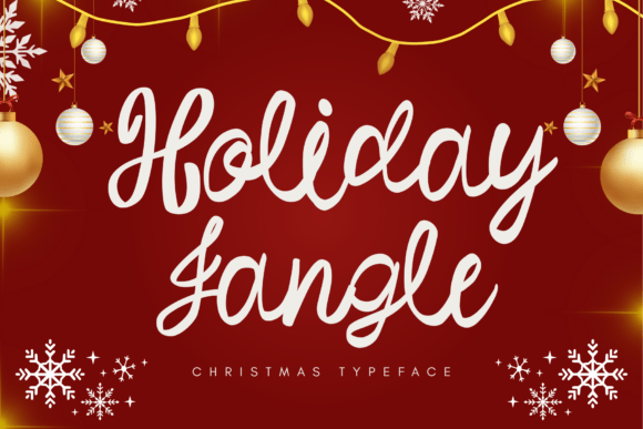 Holiday Jangle: A Script Font for Festive Campaigns