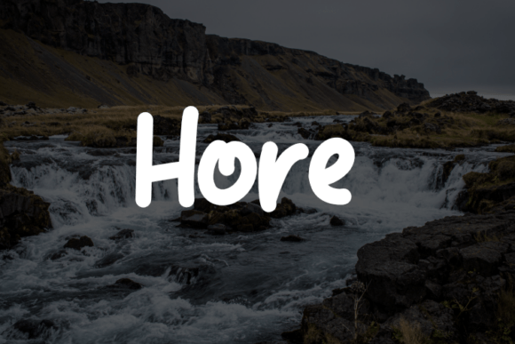 Hore Typeface: Elevating Editorial Design with Modern Elegance