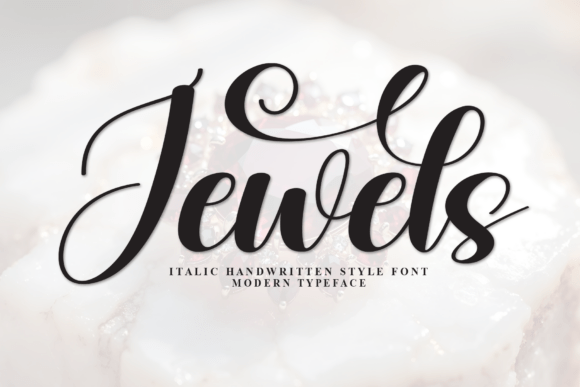 Jewels Font: Elevating Brand Identity with Elegant Script Typography