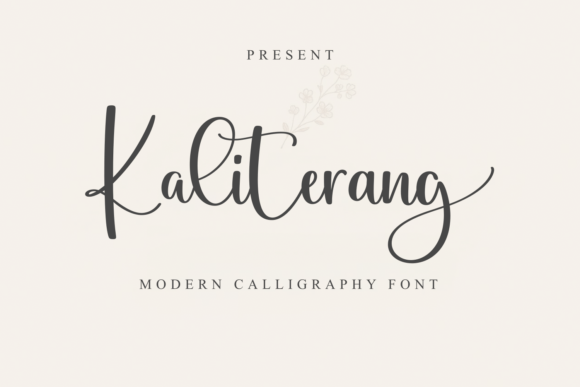 Kaliterang: Elevating Digital Brand Identity with Modern Script Typography
