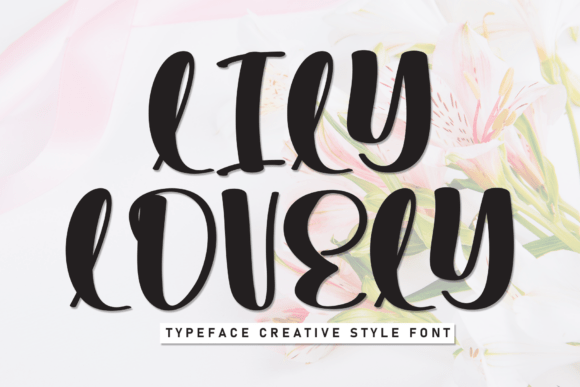Lily Lovely: A Handwritten Display Font for Whimsical Brand Identity