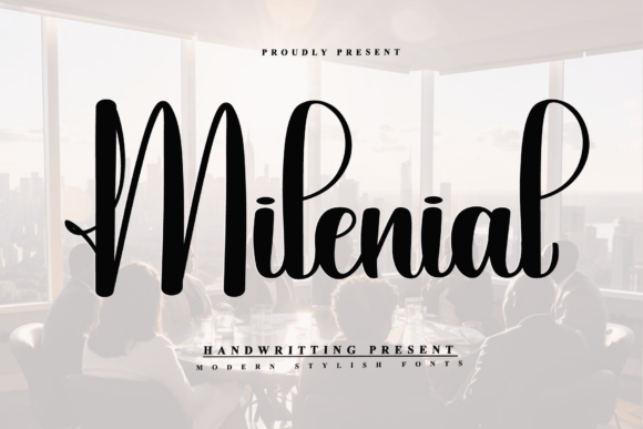 Milenial: A Sleek Script Font Review for Modern Brand Identity