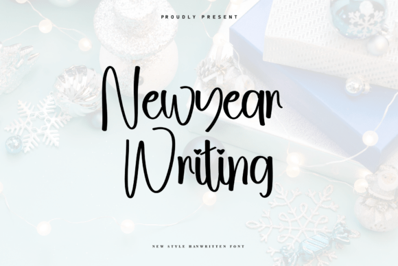 Newyear Writing: The Handwritten Font for Festive Campaigns