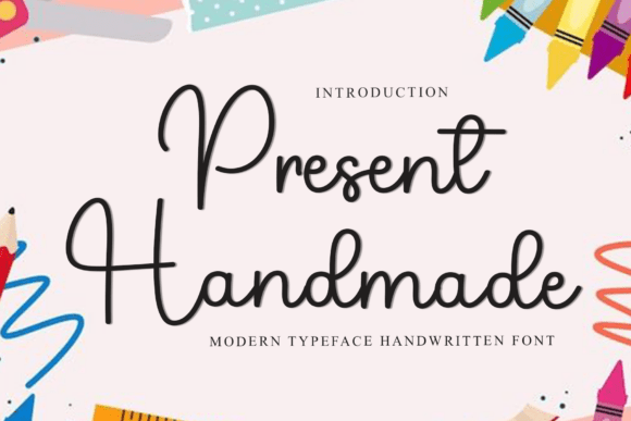 Present Handmade: A Festive Typeface for Holiday Branding