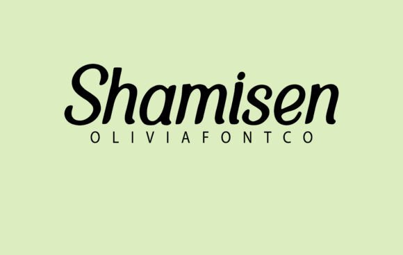 Shamisen Typeface: A Handwritten Font for Editorial Design