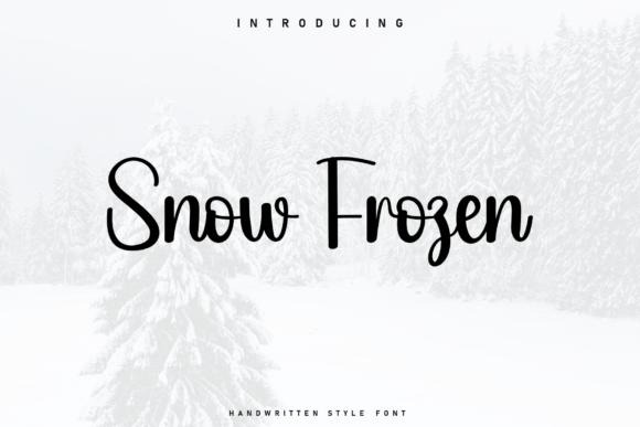 Snow Frozen: The Handwritten Typeface for Scroll-Stopping Campaigns