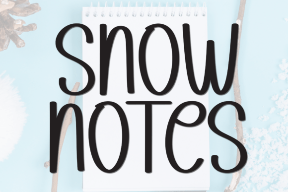 Snow Notes: A Charming Handwritten Typeface for Creative Makers