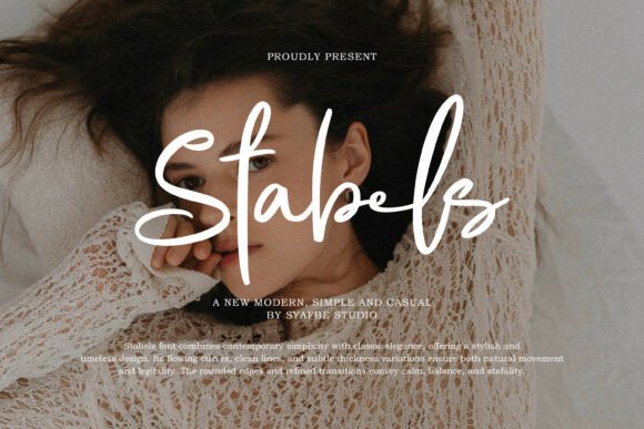 Stabels: The Modern Script Font for Authentic Small Business Branding
