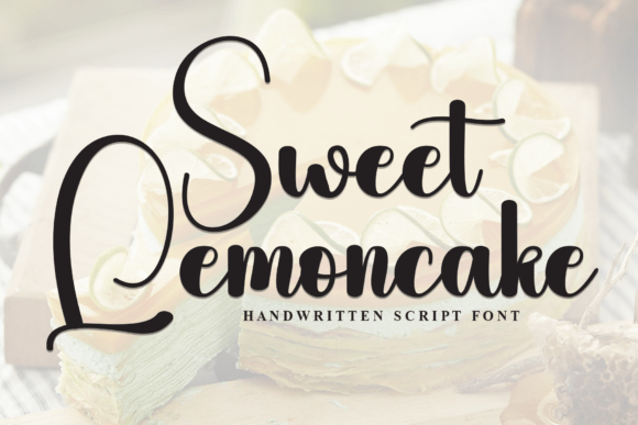 Sweet Lemoncake: A Stylish Script Font for Elegant Brand Identity