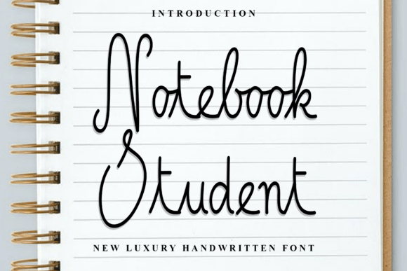 Why Notebook Student Is the Perfect Script Font for Festive Branding